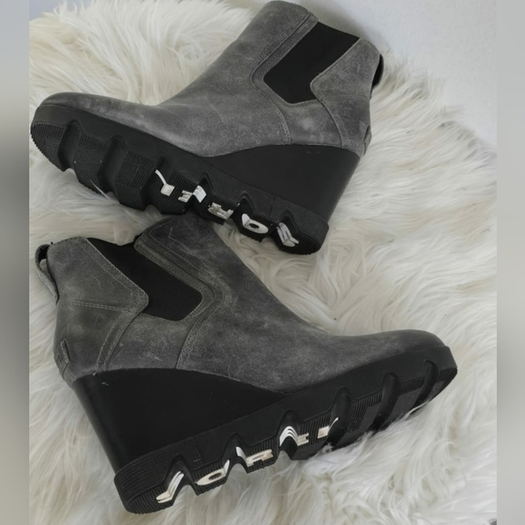 🌴Sorel Joan Uptown Chelsea Bootie Quarrey Women's Size 9✌️ - Picture 7 of 10